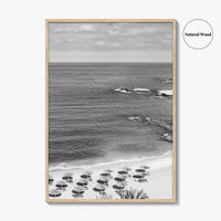 Beirut Black and White Fine Art Photo Print, Raouche Coast, Lebanon Wall Poster
