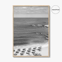 Beirut Black and White Fine Art Photo Print, Raouche Coast, Lebanon Wall Poster
