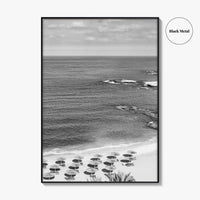 Beirut Black and White Fine Art Photo Print, Raouche Coast, Lebanon Wall Poster