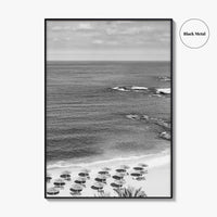 Beirut Black and White Fine Art Photo Print, Raouche Coast, Lebanon Wall Poster