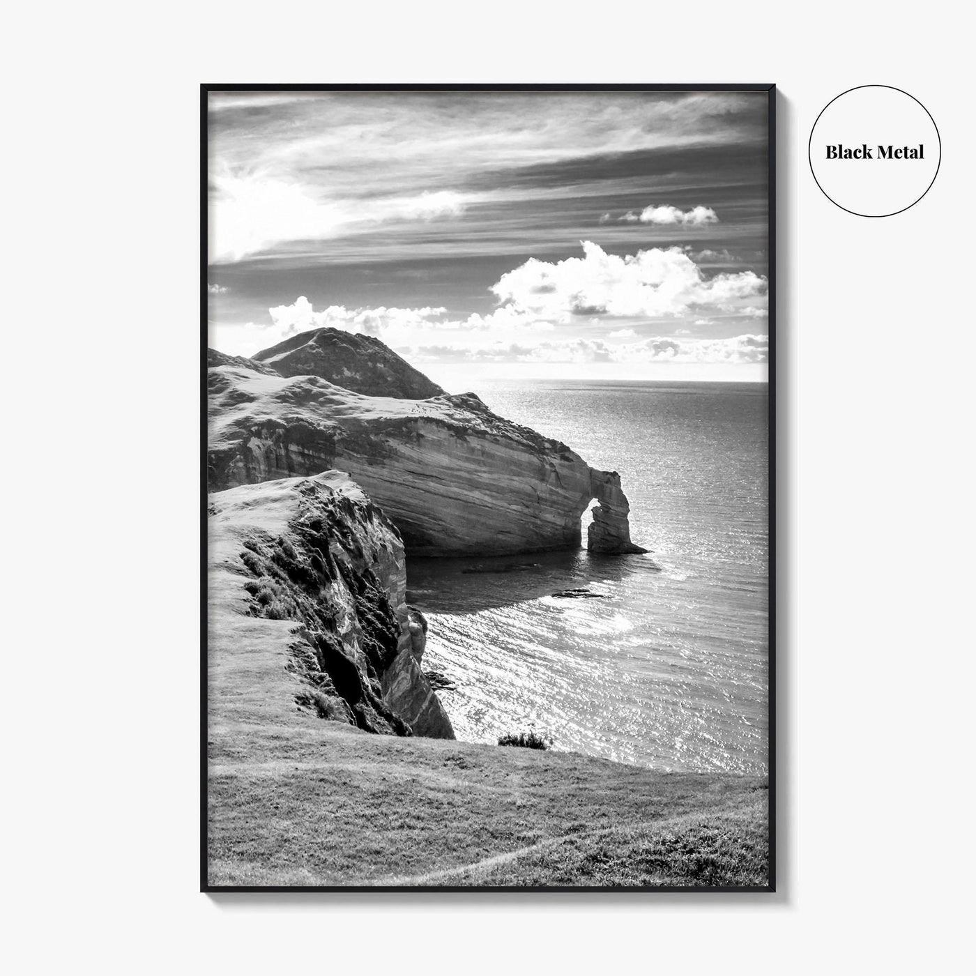 Ireland Black and White Fine Art Photo Print, Irish Coast, Wall Poster