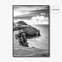 Ireland Black and White Fine Art Photo Print, Irish Coast, Wall Poster