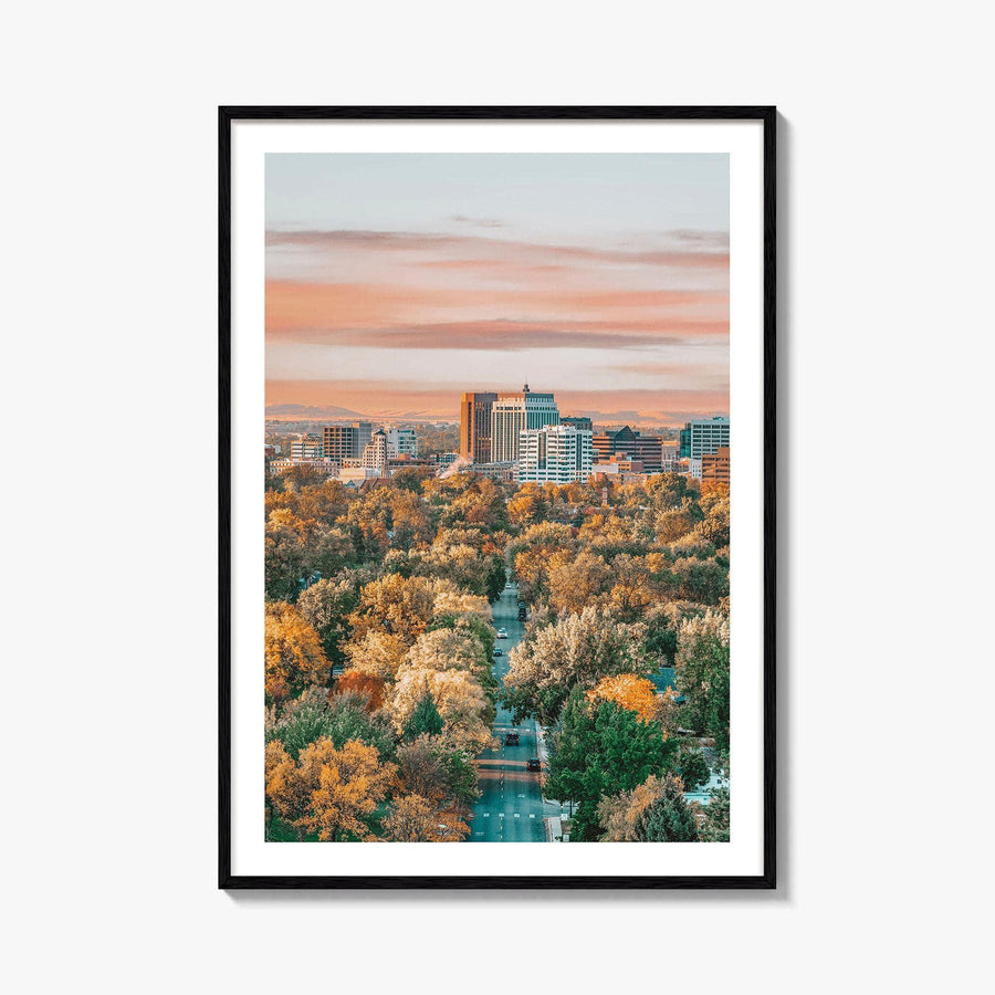 Boise Fine Art Photo Print, Idaho Wall Poster, City of Trees USA