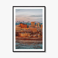 Anchorage Fine Art Photo Print, Alaska Aerial Photo, Wall Decor Poster, USA