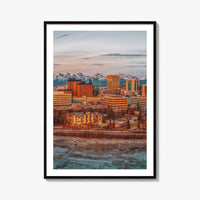 Anchorage Fine Art Photo Print, Alaska Aerial Photo, Wall Decor Poster, USA