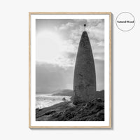 Baltimore Black and White Fine Art Photo Print, County Cork Ireland Coastal Poster