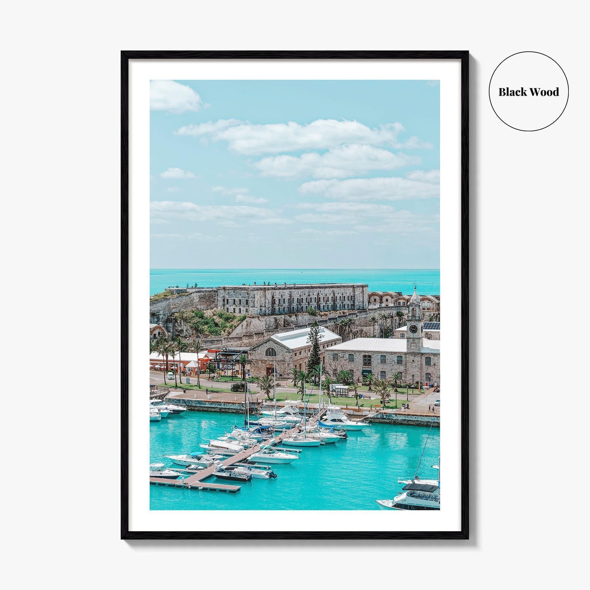 Bermuda Fine Art Photo Print, Royal Naval Dockyard, King's Wharf, Ireland Island Poster
