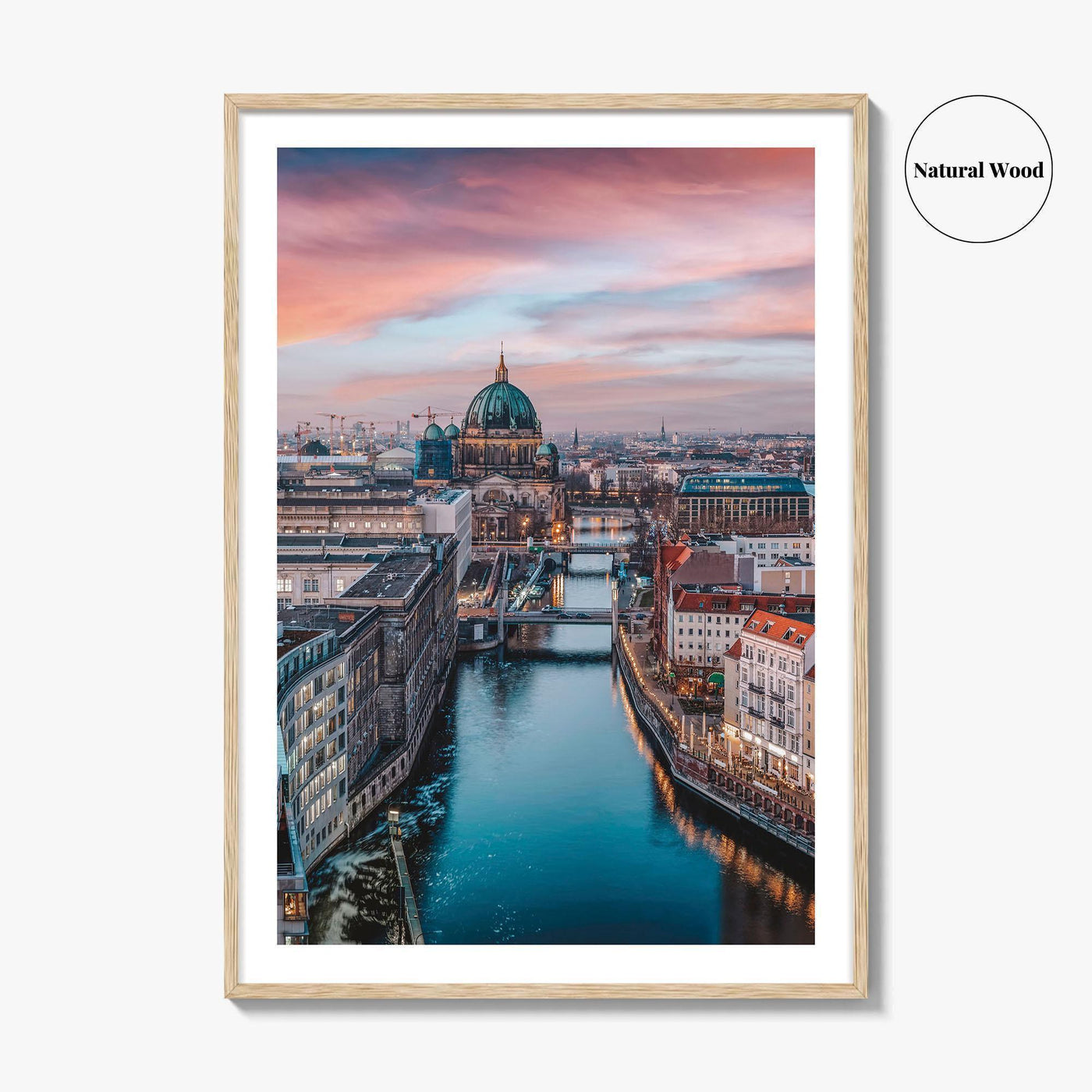 Berlin Skyline Fine Art Photo Print, Germany Wall Decor Poster, Berliner Dom, Spree River