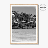 Antigua and Barbuda Black and White Fine Art Photo Print, Caribbean Poster