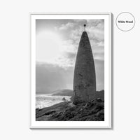 Baltimore Black and White Fine Art Photo Print, County Cork Ireland Coastal Poster