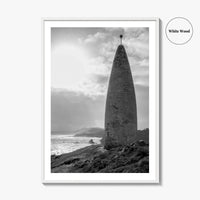 Baltimore Black and White Fine Art Photo Print, County Cork Ireland Coastal Poster