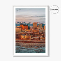 Anchorage Fine Art Photo Print, Alaska Aerial Photo, Wall Decor Poster, USA