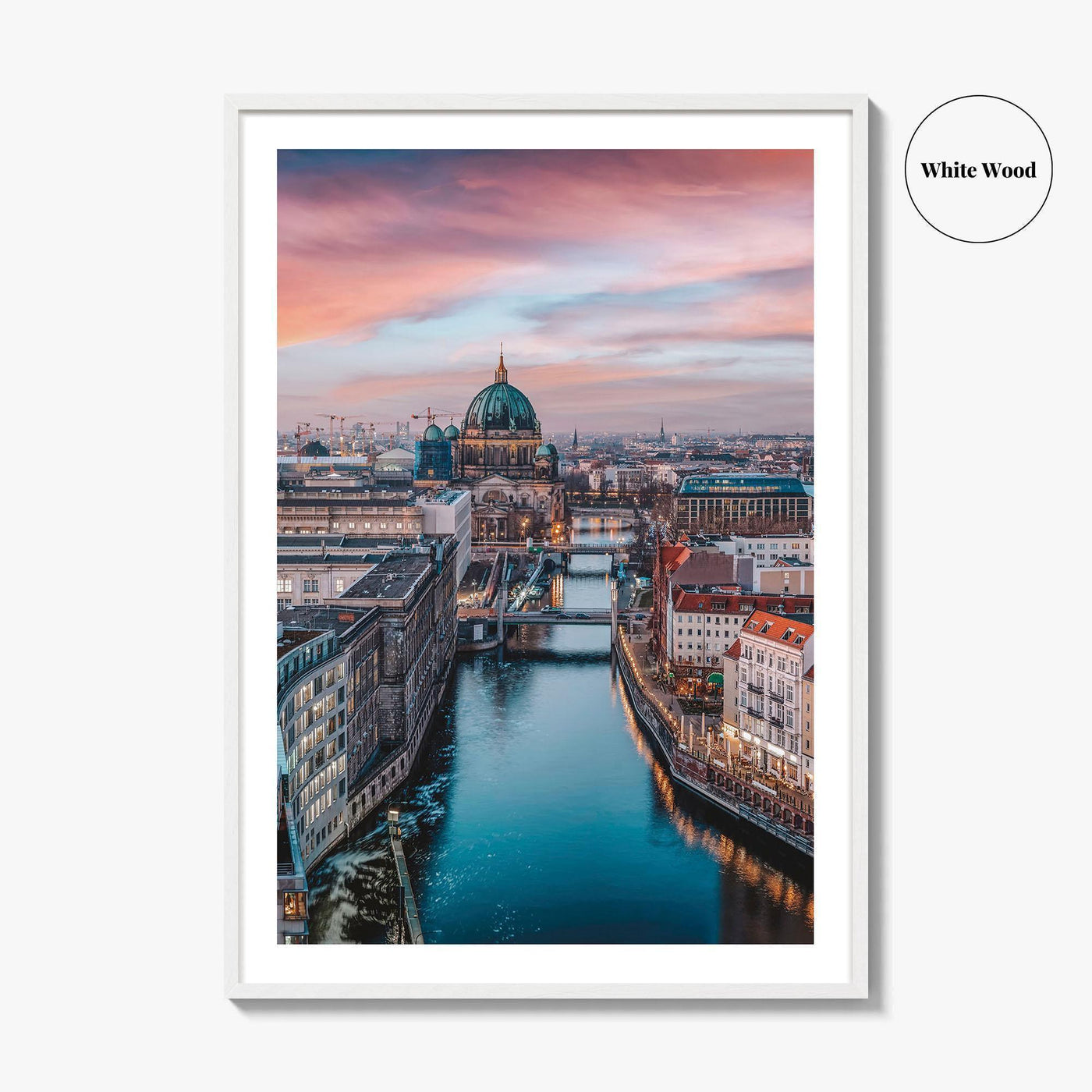 Berlin Skyline Fine Art Photo Print, Germany Wall Decor Poster, Berliner Dom, Spree River