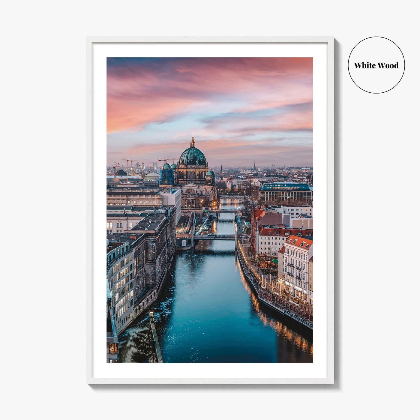 Berlin Skyline Fine Art Photo Print, Germany Wall Decor Poster, Berliner Dom, Spree River
