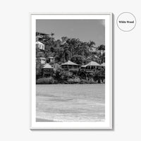 Antigua and Barbuda Black and White Fine Art Photo Print, Caribbean Poster