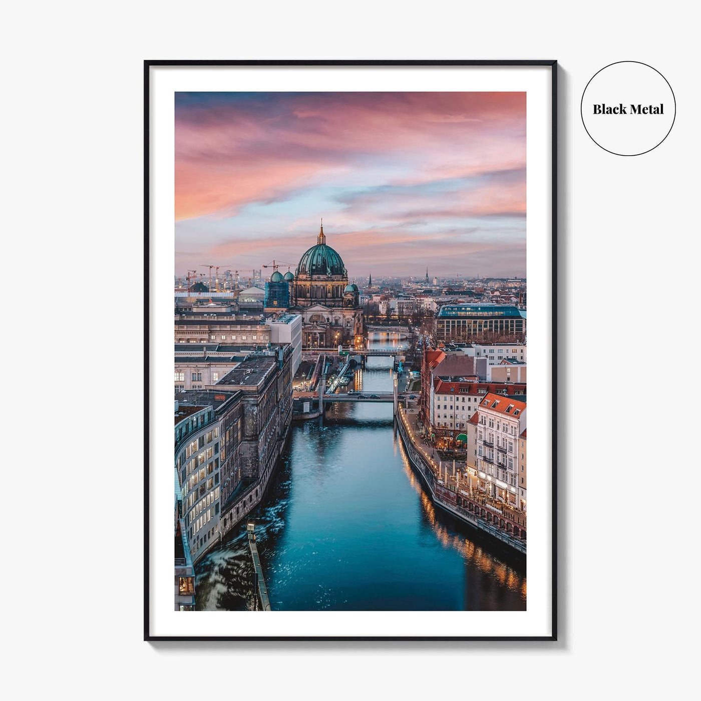 Berlin Skyline Fine Art Photo Print, Germany Wall Decor Poster, Berliner Dom, Spree River