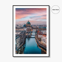Berlin Skyline Fine Art Photo Print, Germany Wall Decor Poster, Berliner Dom, Spree River