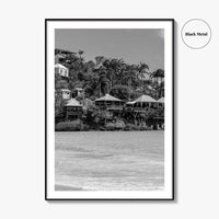 Antigua and Barbuda Black and White Fine Art Photo Print, Caribbean Poster