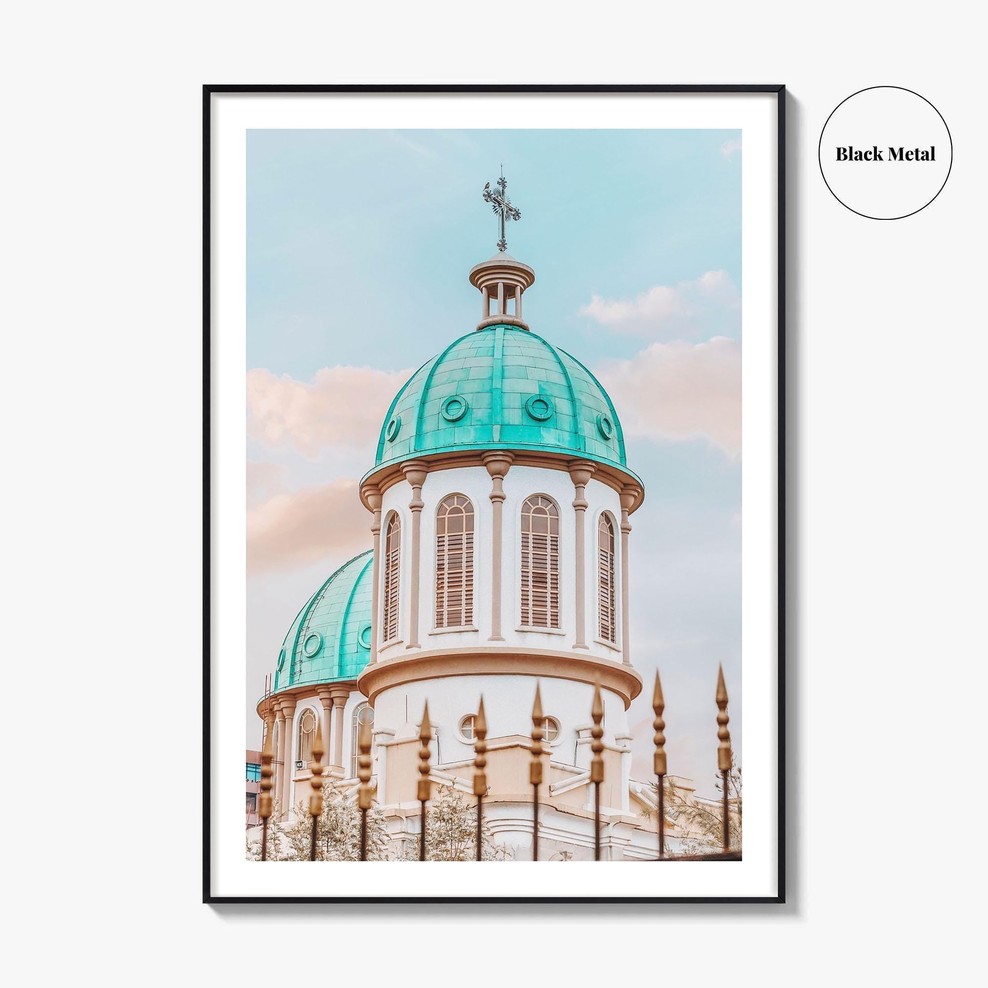 Addis Ababa Fine Art Photo Print, Medhane Alem Cathedral, Bole Ethiopia Church Poster
