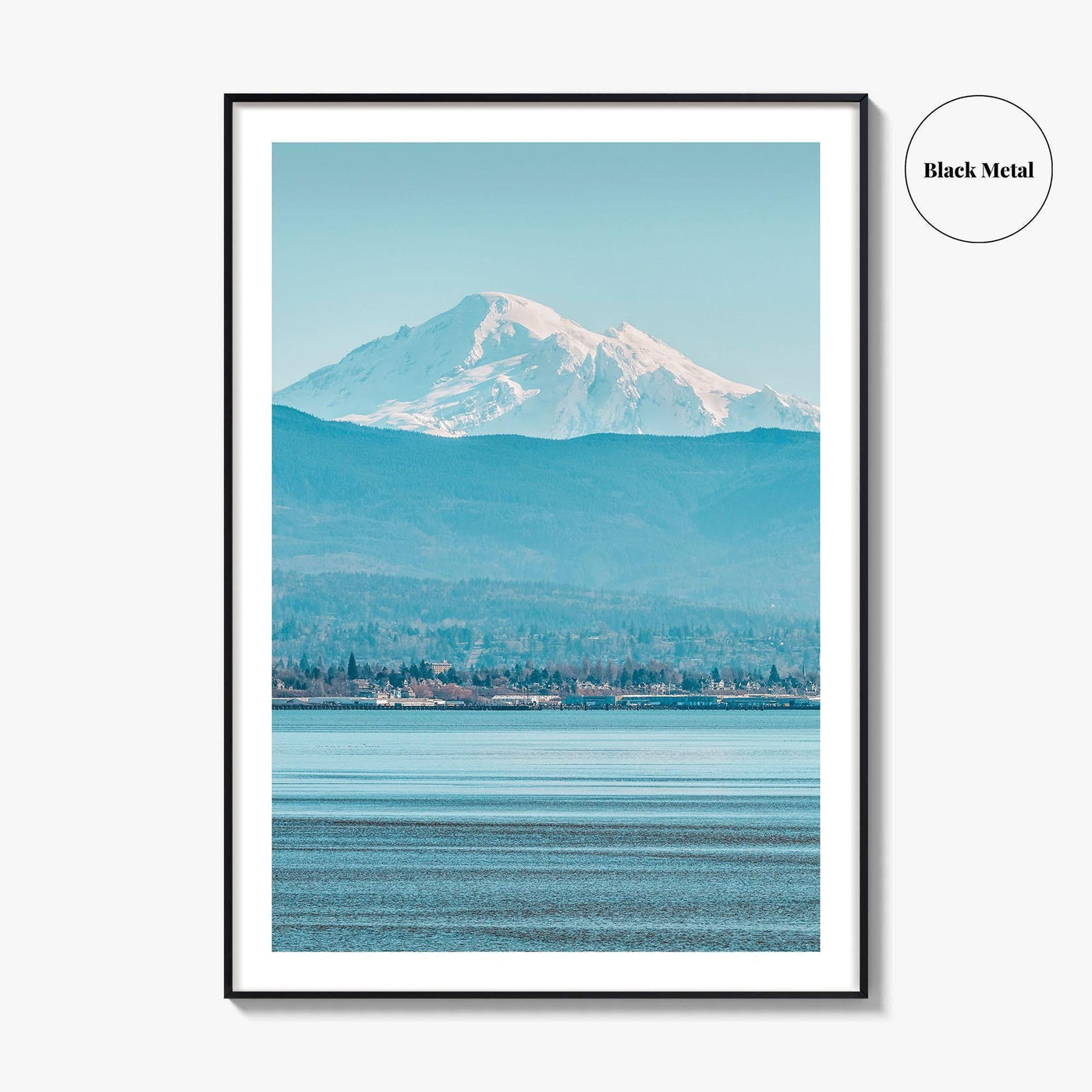 Bellingham Fine Art Photo Print, Mount Baker, Bellingham Bay, Washington Wall Poster, PNW