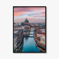 Berlin Skyline Fine Art Photo Print, Germany Wall Decor Poster, Berliner Dom, Spree River