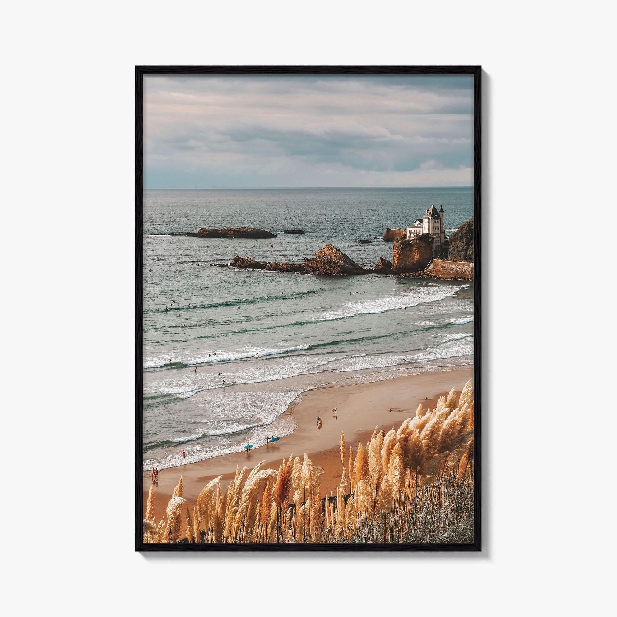 Biarritz Fine Art Photo Print, Cote des Basques Beach, Basque Country, France, Wall Decor