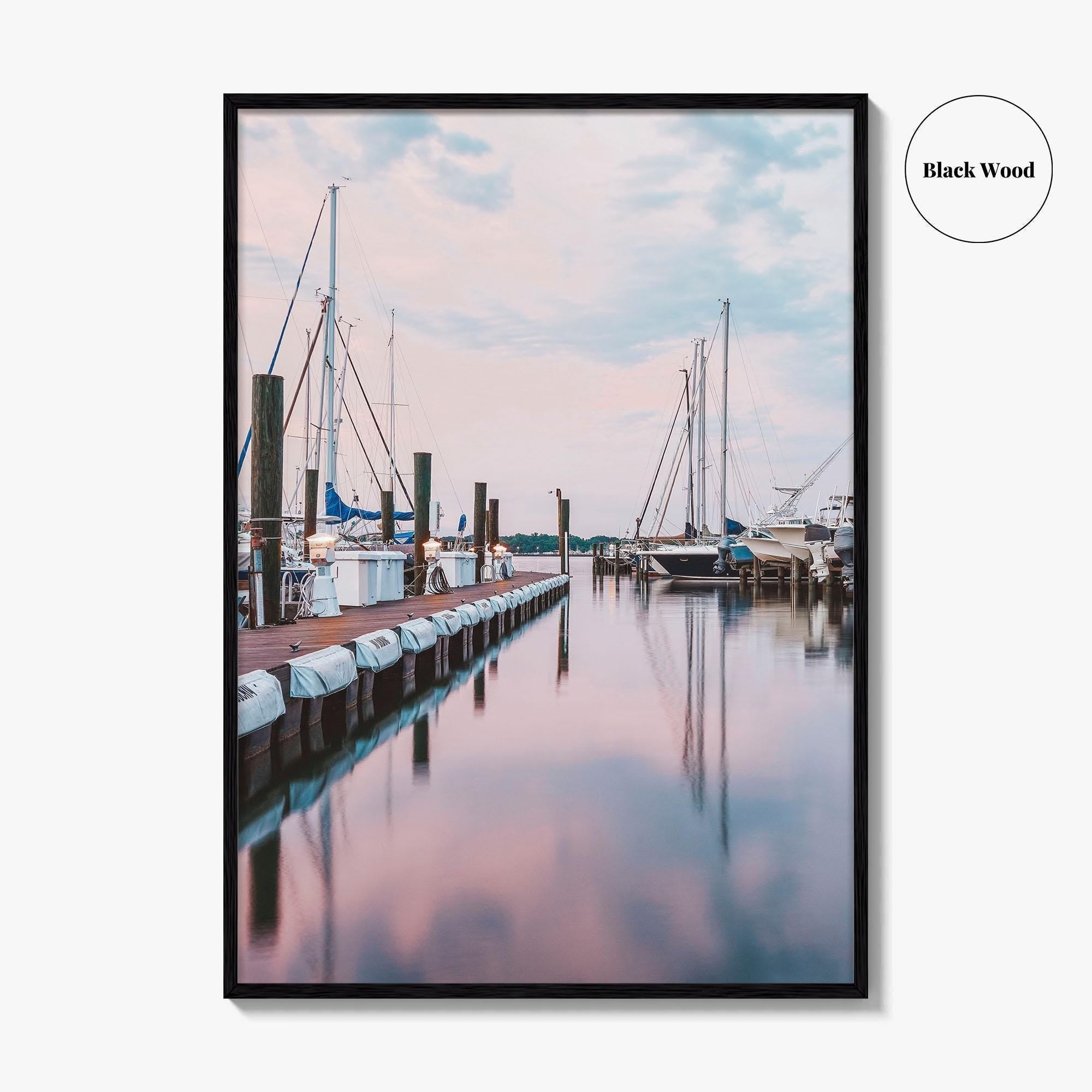 Annapolis Fine Art Photo Print, Marina, Chesapeake Bay, Maryland, USA, Wall Decor, Poster