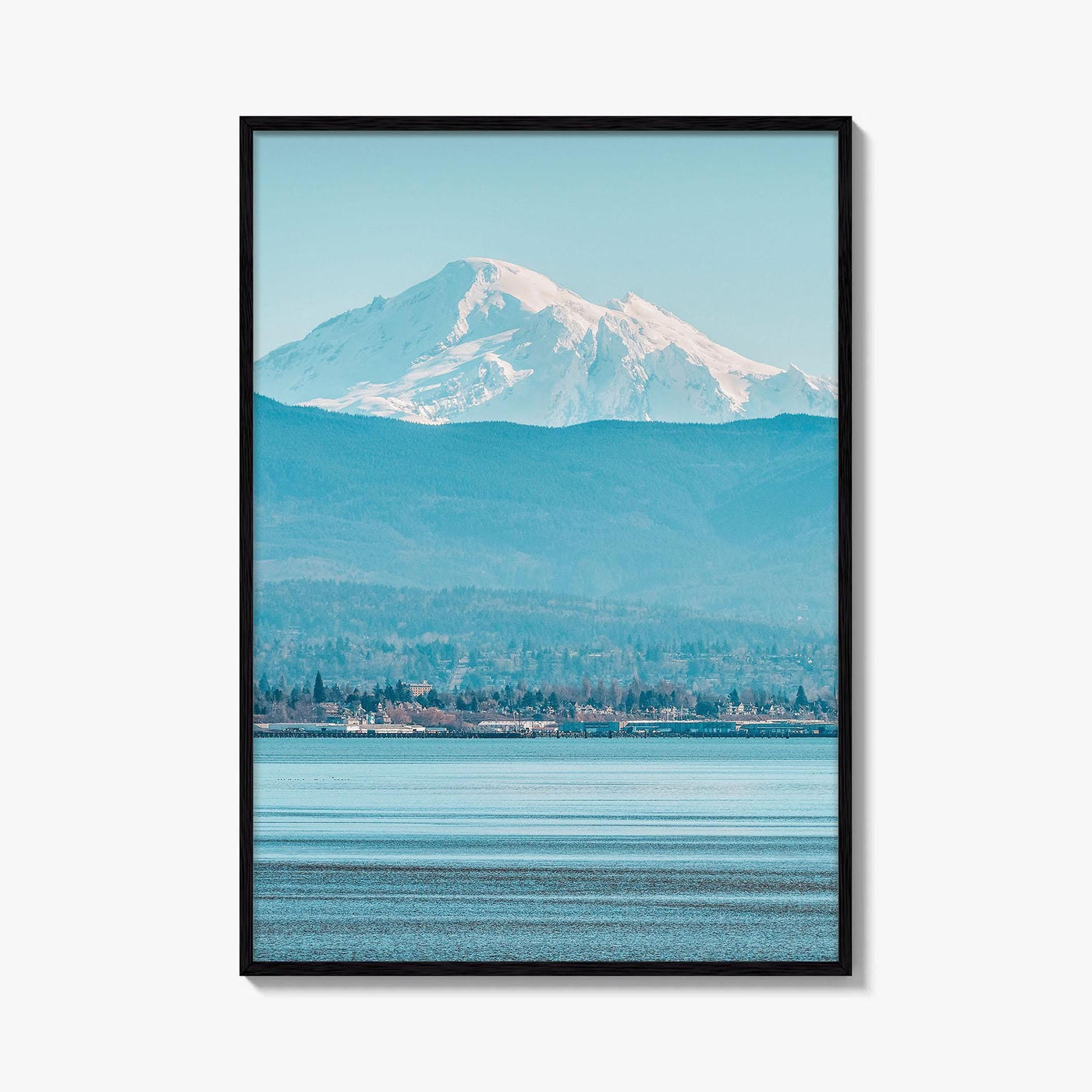 Bellingham Fine Art Photo Print, Mount Baker, Bellingham Bay, Washington Wall Poster, PNW