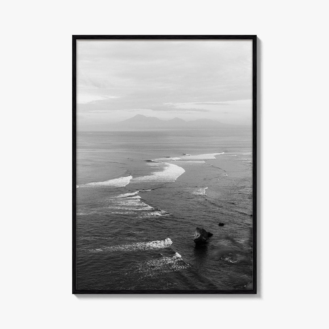 Bali Black and White Fine Art Photo Print, Indonesia Wall Decor Poster, Uluwatu