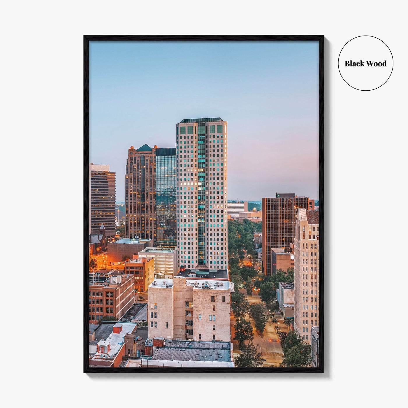 Birmingham Alabama Skyline Fine Art Photo Print, City Wall Poster, USA