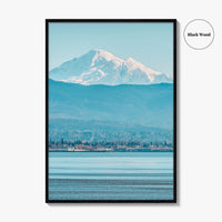 Bellingham Fine Art Photo Print, Mount Baker, Bellingham Bay, Washington Wall Poster, PNW