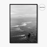 Bali Black and White Fine Art Photo Print, Indonesia Wall Decor Poster, Uluwatu