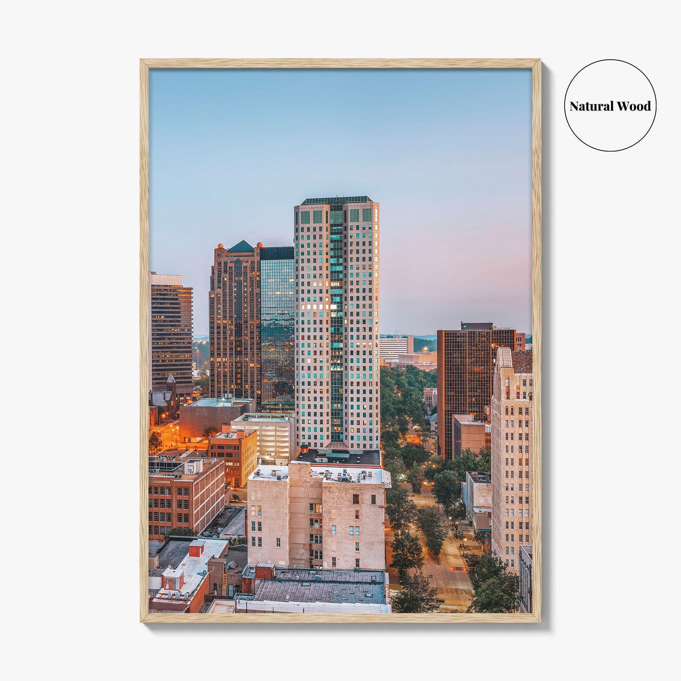 Birmingham Alabama Skyline Fine Art Photo Print, City Wall Poster, USA