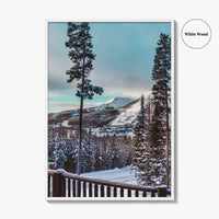 Big Sky Fine Art Photo Print, Montana, Yellowstone National Park, Winter Landscape, Wall Decor