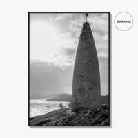 Baltimore Black and White Fine Art Photo Print, County Cork Ireland Coastal Poster