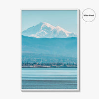 Bellingham Fine Art Photo Print, Mount Baker, Bellingham Bay, Washington Wall Poster, PNW