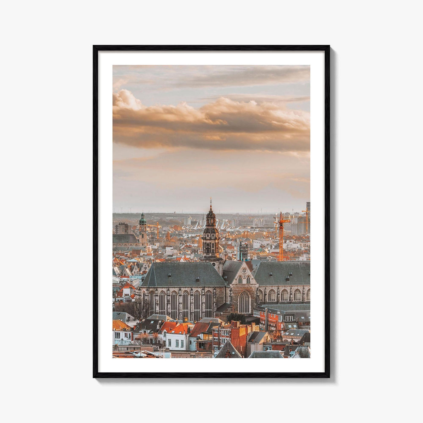 Antwerp Skyline Fine Art Photo Print, Belgium Wall Poster, Antwerpen