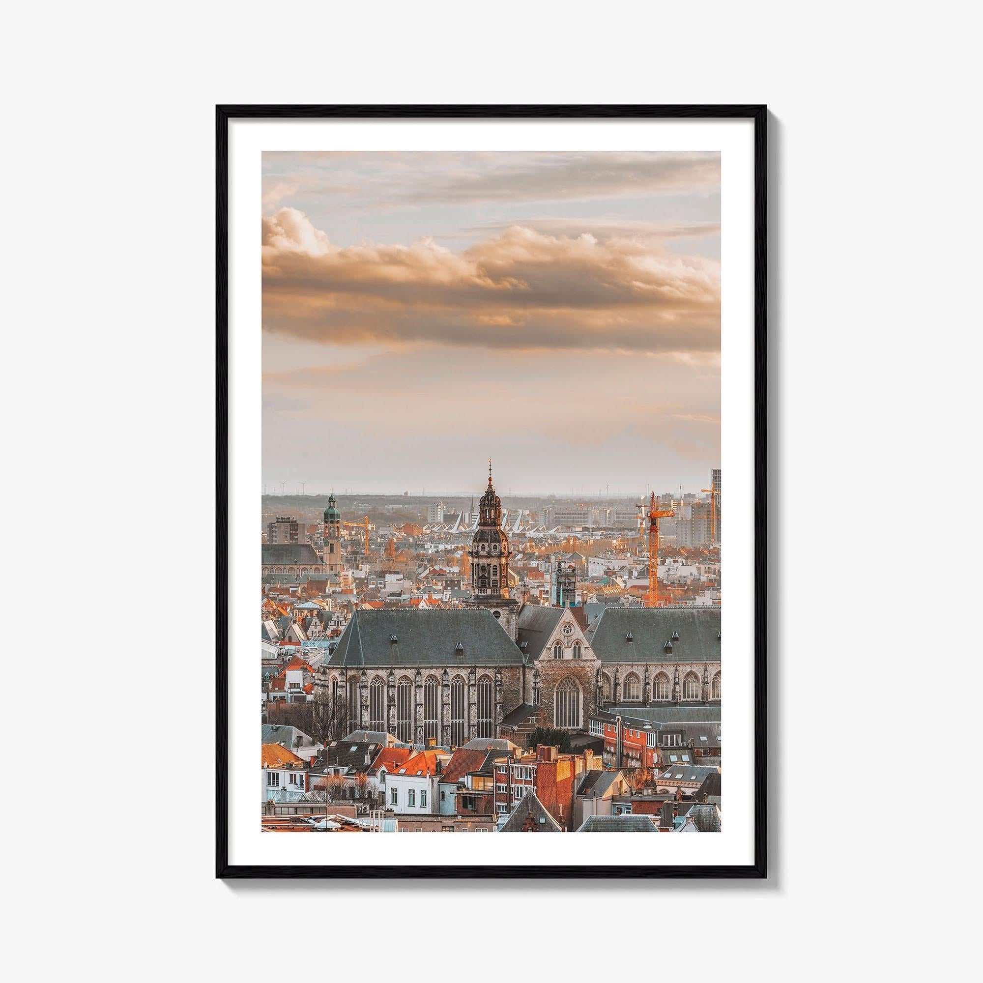 Antwerp Skyline Fine Art Photo Print, Belgium Wall Poster, Antwerpen