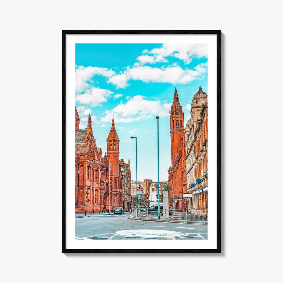Birmingham England Fine Art Photo Print, Methodist Central Hall, Victoria Law Courts, UK Poster