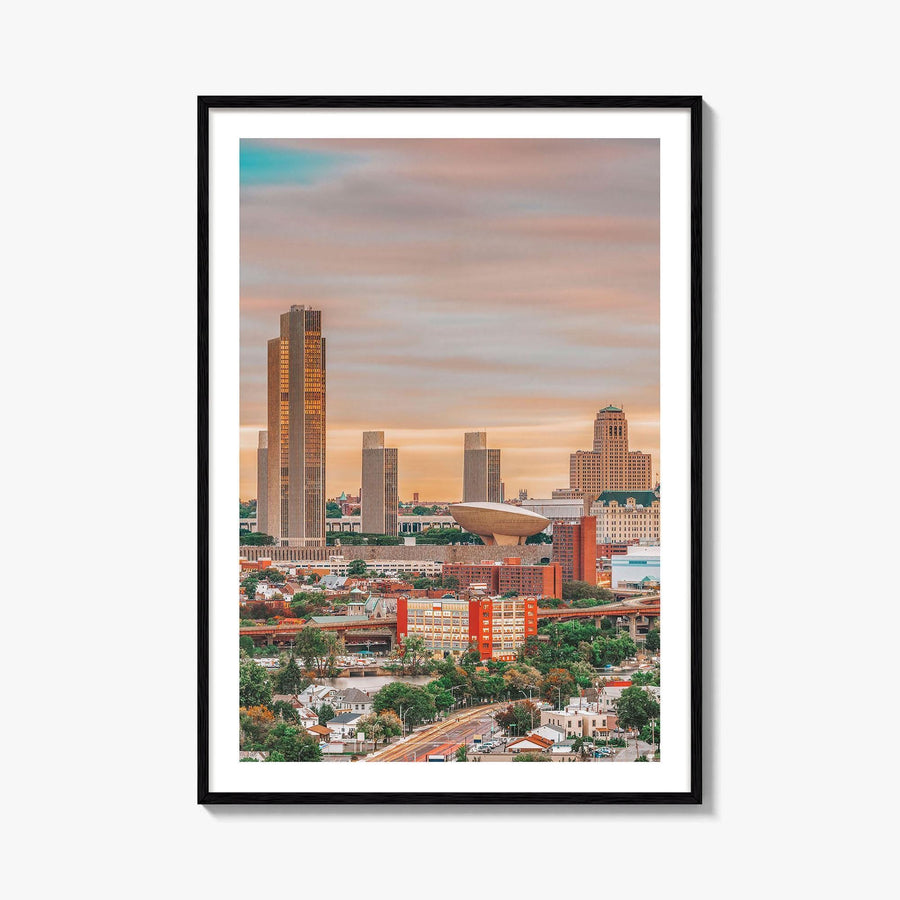 Albany New York Skyline Fine Art Photo Print, Wall Decor Poster, USA