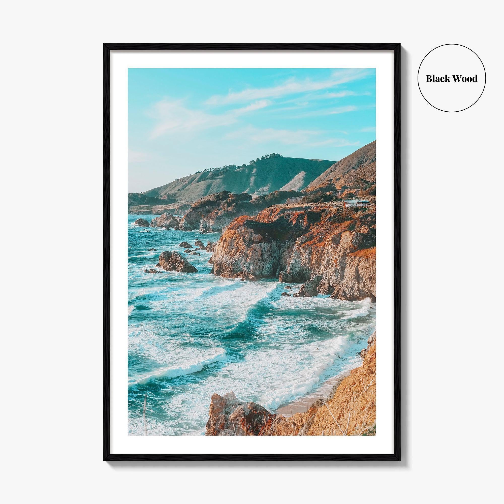Big Sur Fine Art Photo Print, California Coast Wall Poster, Monterey, USA