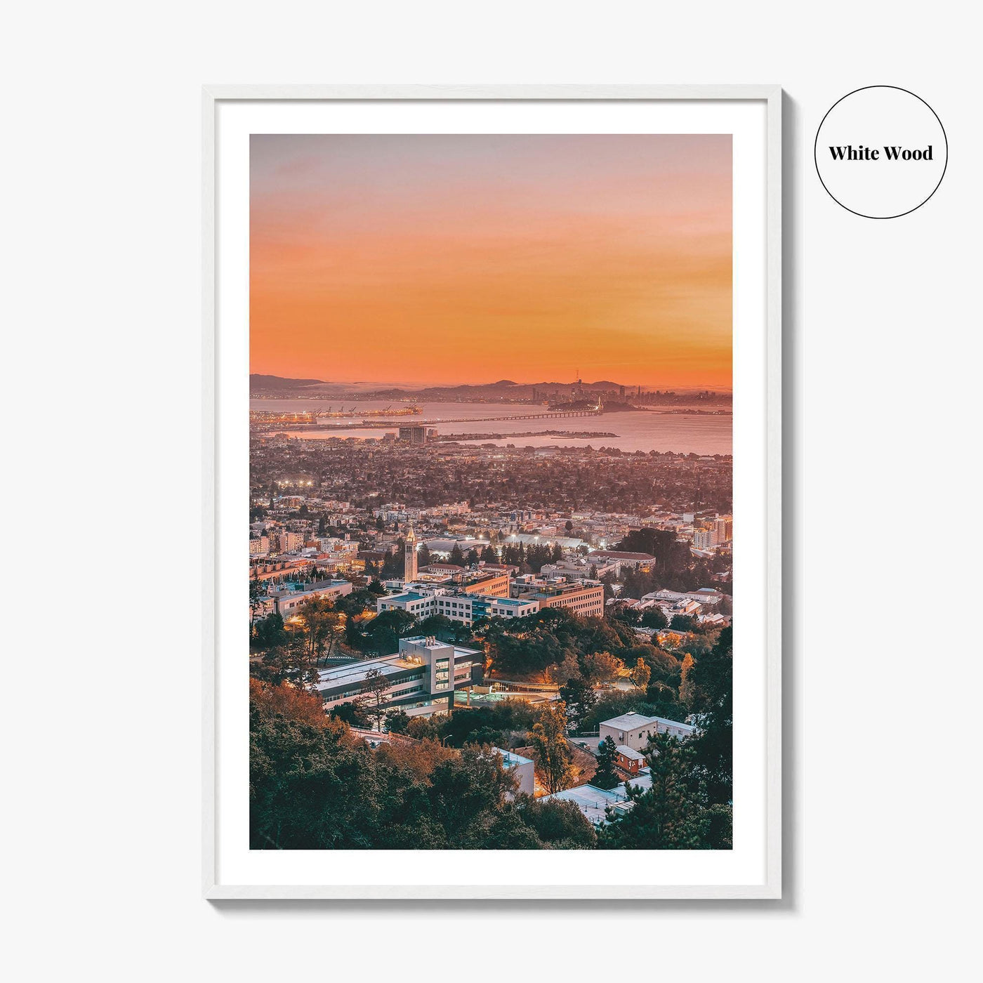 Berkeley Fine Art Photo Print, California, Bay Area, Cal, Wall Decor Poster