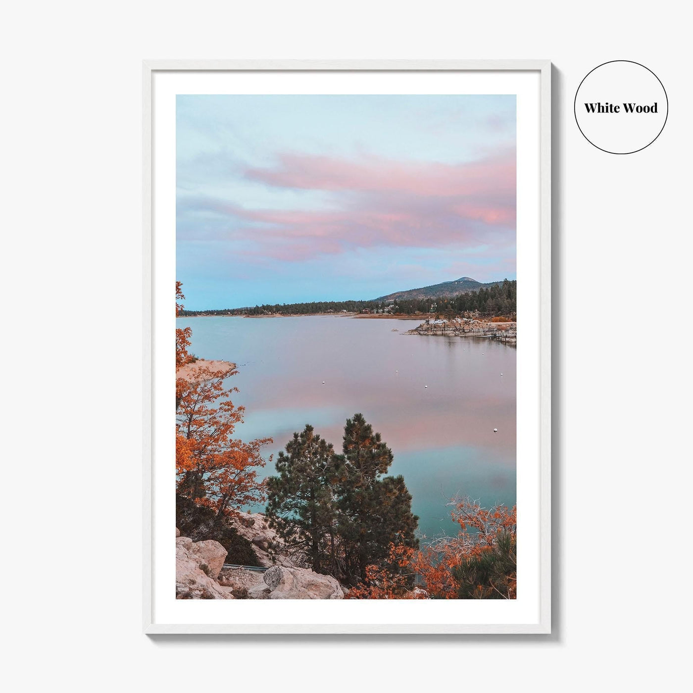 Big Bear Lake Fine Art Photo Print, California Poster, San Bernardino Mountains