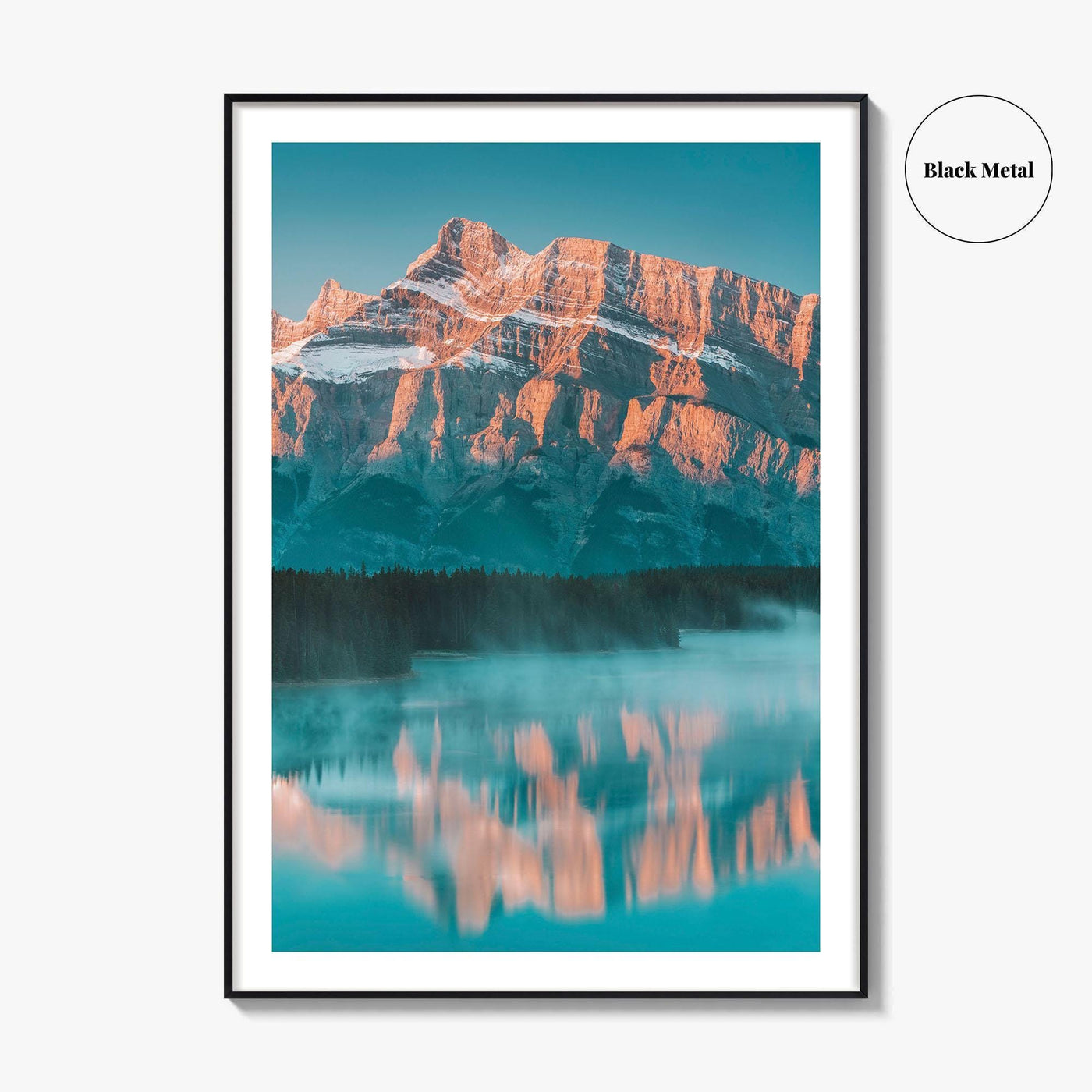 Banff National Park Fine Art Photo Print, Two Jack Lake, Alberta Canada Wall Poster
