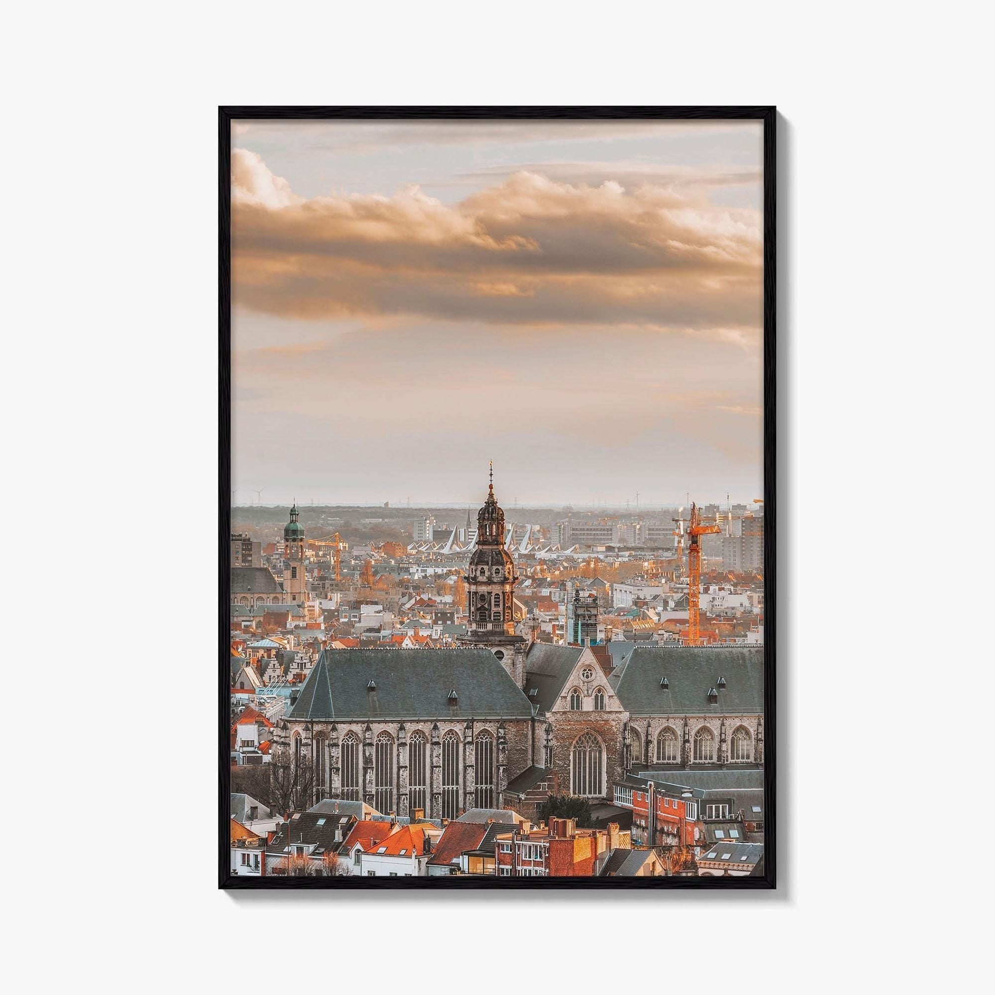 Antwerp Skyline Fine Art Photo Print, Belgium Wall Poster, Antwerpen