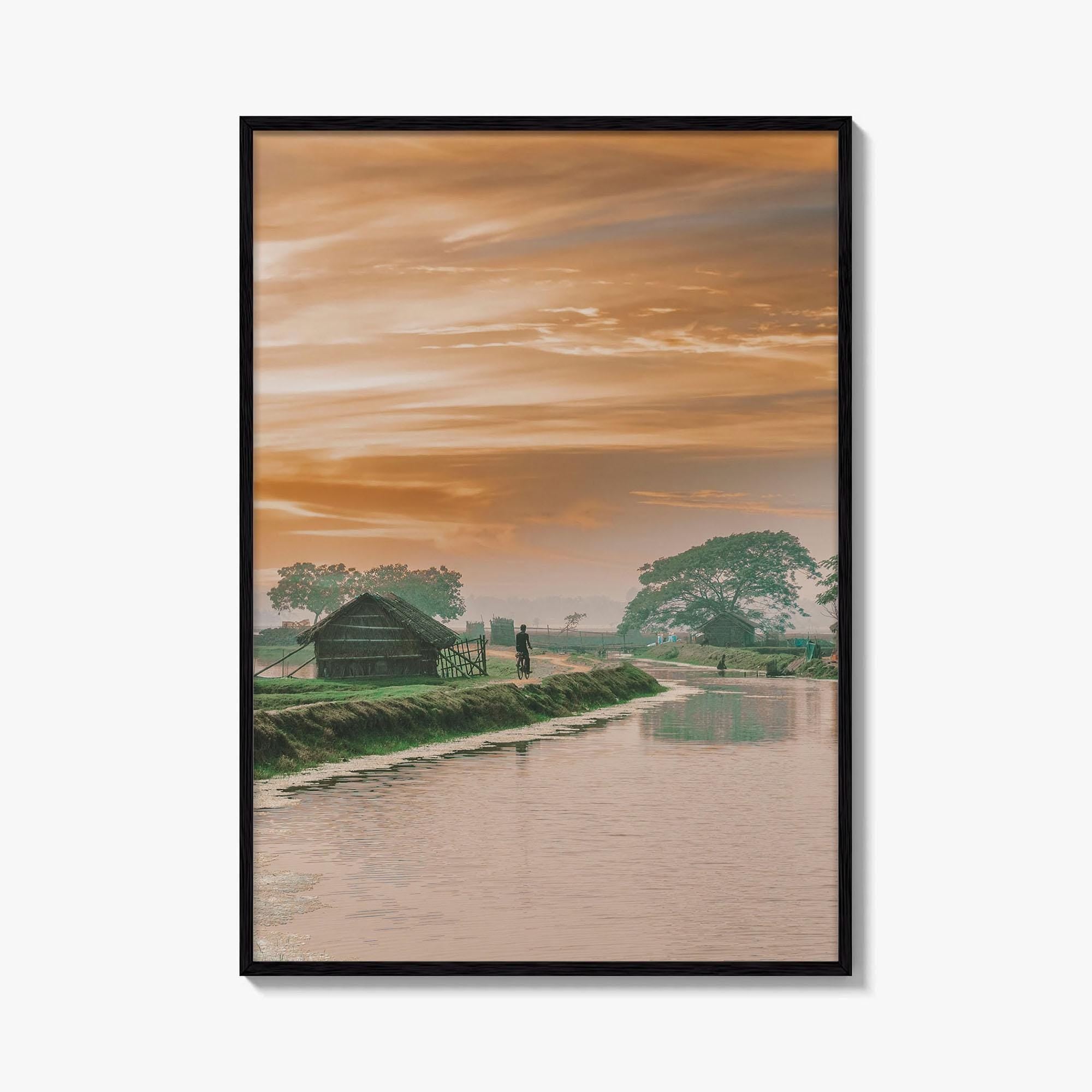 Bangladesh Fine Art Photo Print, Village Wall Decor, Rural Poster, Asia