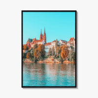 Basel Fine Art Photo Print, Basler Münster, Rhine River, Switzerland