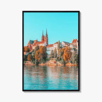 Basel Fine Art Photo Print, Basler Münster, Rhine River, Switzerland