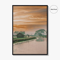 Bangladesh Fine Art Photo Print, Village Wall Decor, Rural Poster, Asia