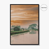 Bangladesh Fine Art Photo Print, Village Wall Decor, Rural Poster, Asia